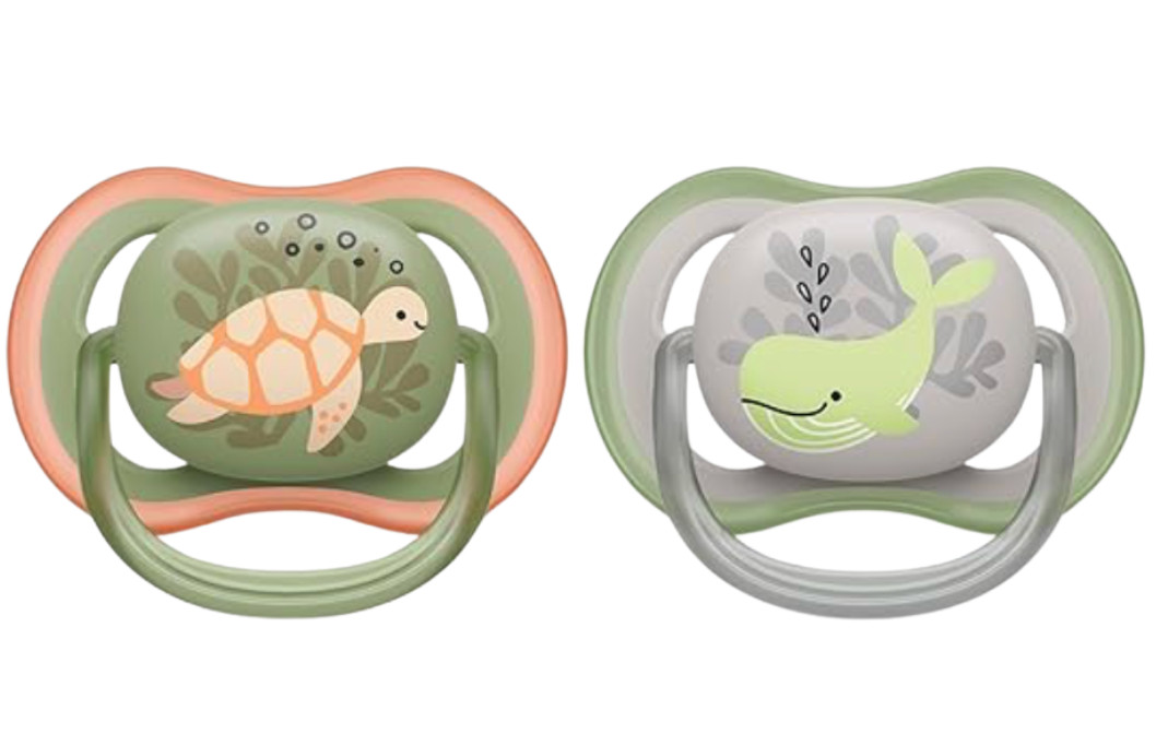 Philips Avent, Duo  Chupetes ultra suaves, diseño ortodóntico, para bebés de 6 a 18 meses, escudo flexible, pezón simétrico de silicona, sin BPA