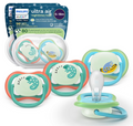 Philips Avent, Duo  Chupetes ultra suaves, diseño ortodóntico, para bebés de 6 a 18 meses, escudo flexible, pezón simétrico de silicona, sin BPA