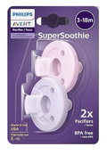 Philips Avent Soothie, chupetes de ortodoncia para bebés de  3 a 6 meses
