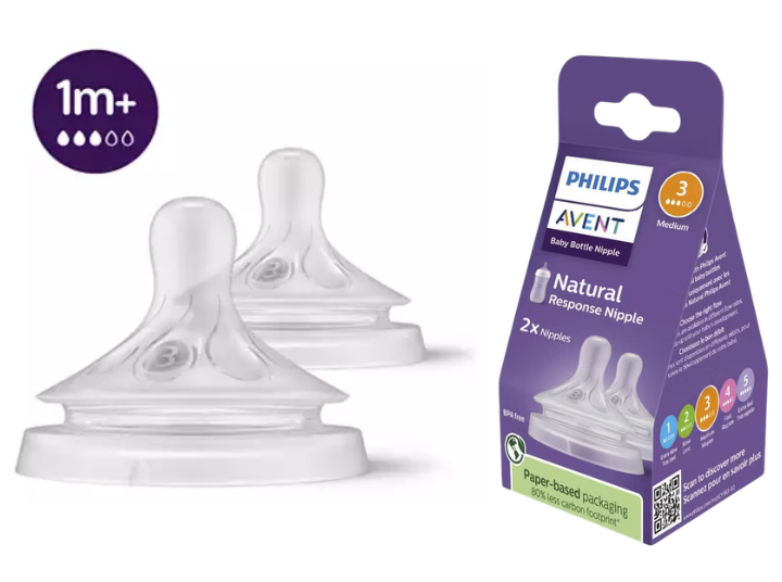 Tetina Natural Reponse Fluido 3 - 3 m +