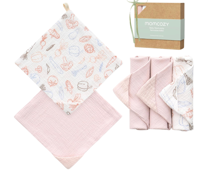 Momcozy Toallas suaves y absorbentes para bebé.