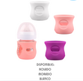 Funda de silicon para biberones de vidrio natural Avent de 4 onzas, sin BPA