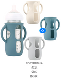Funda de silicon para biberones de vidrio natural Avent de 8 onzas, sin BPA