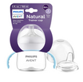 Philips Avent, Vaso de entrenamiento natural con boquilla de respuesta natural de flujo extra rápido (flujo 5) y boquilla suave, 5 onzas