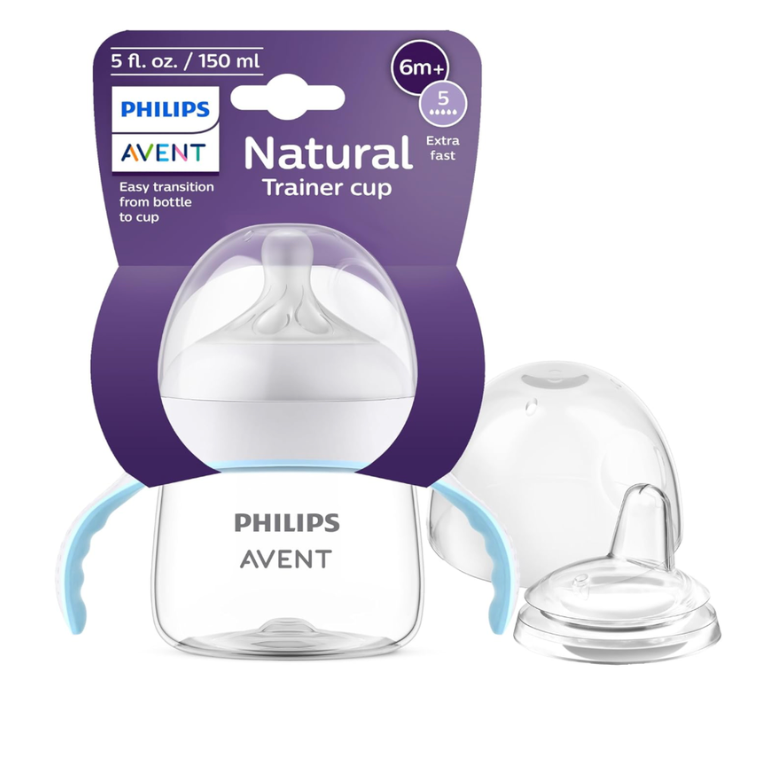 Philips Avent, Vaso de entrenamiento natural con boquilla de respuesta natural de flujo extra rápido (flujo 5) y boquilla suave, 5 onzas
