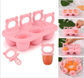 Molde para helados de  silicona, libre de bpa